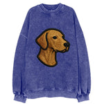 Vizsla - Modern noble design with bold b - Vintage Sweatshirt