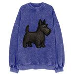 Scottish Terrier - Contemporary scottie - Vintage Sweatshirt