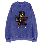 Australian Shepherd Star-Lord  - Vintage - Vintage Sweatshirt