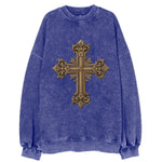 Victorian Cross  - Vintage Sweatshirt
