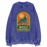 Wolf Territory Marking  - Vintage Sweatshirt