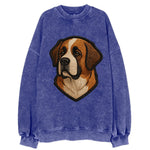 Saint Bernard - Modern gentle giant desi - Vintage Sweatshirt