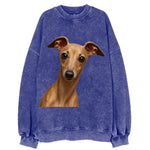 Italian Greyhound  - Vintage Sweatshirt