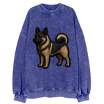 Norwegian Elkhound - Trendy Nordic desig - Vintage Sweatshirt