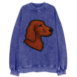 Irish Setter - Contemporary red setter l - Vintage Sweatshirt