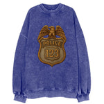 Police Badge  - Vintage Sweatshirt
