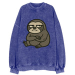 The Sloth Judging Silently - Vintage Sweatshirt