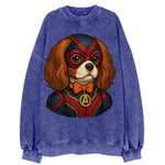 Cavalier King Charles Friendly Hero  -  Vintage Sweatshirt