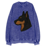 Beauceron - Contemporary French herder d - Vintage Sweatshirt