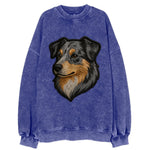 Australian Shepherd - Modern merle patte - Vintage Sweatshirt