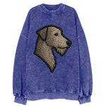 Irish Wolfhound - Modern gentle giant lo - Vintage Sweatshirt