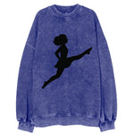 Irish step dancer Riverdance leap - Vintage Sweatshirt