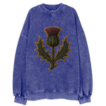 Scottish Thistle  - Vintage Sweatshirt