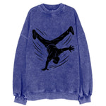 Breakdancer windmill move - Vintage Sweatshirt