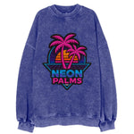 Neon Palms - Vintage Sweatshirt