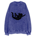 Skydiver free-fall position - Vintage Sweatshirt