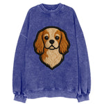 Cavalier King Charles Spaniel - Modern g - Vintage Sweatshirt