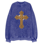 Baroque Cross  - Vintage Sweatshirt