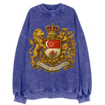 Singapore Merlion Emblem  - Vintage Sweatshirt