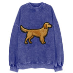 English Setter - Trendy feathered design - Vintage Sweatshirt