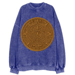 Aztec Calendar  - Vintage Sweatshirt