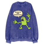 BUDGETS ARE SUGGESTIONS | Rebellious calculator - Vintage Sweatshirt