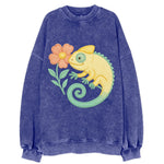 Yellow Chameleon - Vintage Sweatshirt