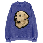 Great Pyrenees - Trendy fluffy giant des - Vintage Sweatshirt