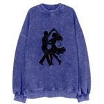 Salsa dancers spinning turn - Vintage Sweatshirt