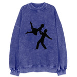 Swing dancers aerial lift - Vintage Sweatshirt