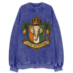 Ivory Coast Royal Logo  - Vintage Sweatshirt