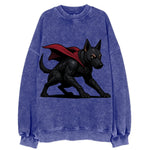 Belgian Malinois Black Panther  - Vintag - Vintage Sweatshirt