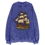 Sailing Ship  - Vintage Sweatshirt