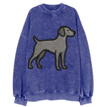 Weimaraner - Trendy gray ghost design wi - Vintage Sweatshirt