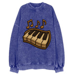 Piano Keys  - Vintage Sweatshirt