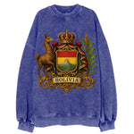 Bolivia Royal Logo  - Vintage Sweatshirt