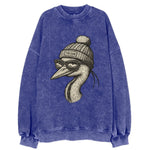 Toledo Great Blue Heron wearing Toledo b - Vintage Sweatshirt