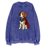 Beagle Patriotic Hero  - Vintage Sweatshirt