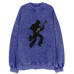Flamenco guitarist dramatic pose - Vintage Sweatshirt