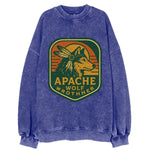 Apache Wolf Brother  - Vintage Sweatshirt
