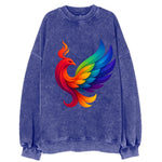 Liberation Bird - Phoenix with each feat - Vintage Sweatshirt