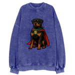 Rottweiler Strong Hero  - Vintage Sweatshirt
