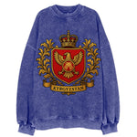 Kyrgyzstan Heritage Badge  - Vintage Sweatshirt