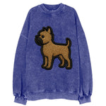 Affenpinscher - Contemporary wiry design - Vintage Sweatshirt