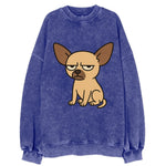 The Chihuahua Judging Silently - Vintage Sweatshirt