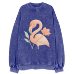 Peach Flamingo - Vintage Sweatshirt