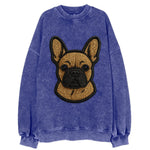 French Bulldog - Modern streetwear style - Vintage Sweatshirt