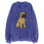 Bouvier des Flandres - Fawn rough coat embroidered design - Vintage Sweatshirt