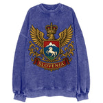 Slovenia Heritage Badge  - Vintage Sweatshirt