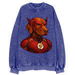 Vizsla Speed Hero  - Vintage Sweatshirt
